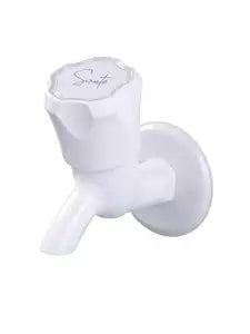 Santé Body Bib Tap/Bib Cock - Prime- Engineering Polymer- 3 Year Warranty- Use in Bathroom, Garden- Comes with Wall Flange