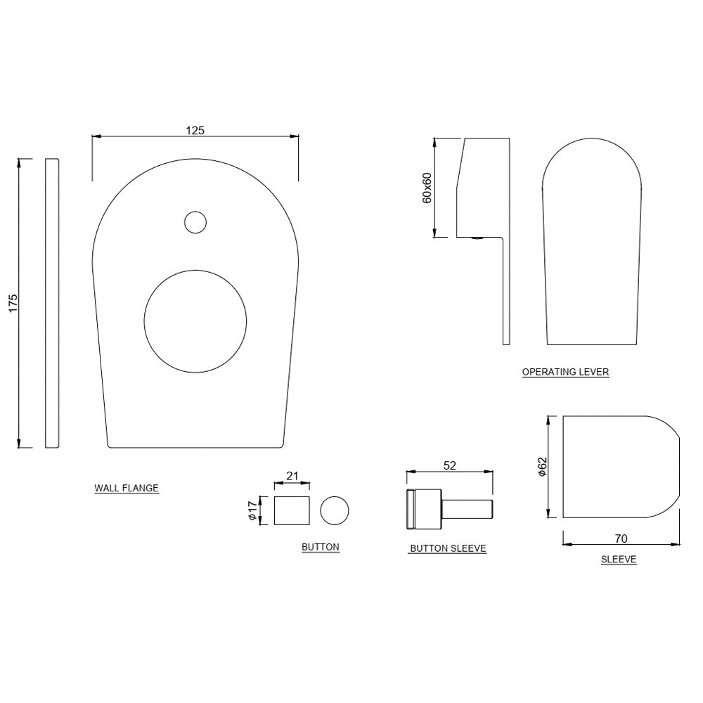 Jaquar Aria Brass Single Lever Exposed Parts Kit (Chrome) | Refurbished