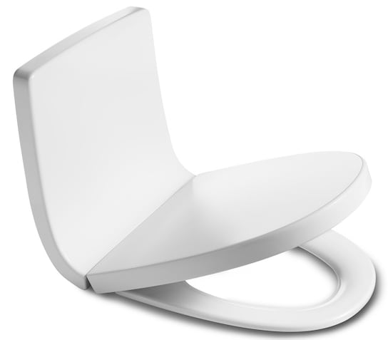 Roca Khroma Soft Closing Toilet Seat Cover Ice White