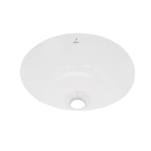 JAQUAR LAGUNA Series Under Counter WASH BASIN (White) | 350x350x160mm, Round | Ceramic Basin/Sink for Bathroom, Living Room | NOT Table / Counter Top | LAS-WHT-91705