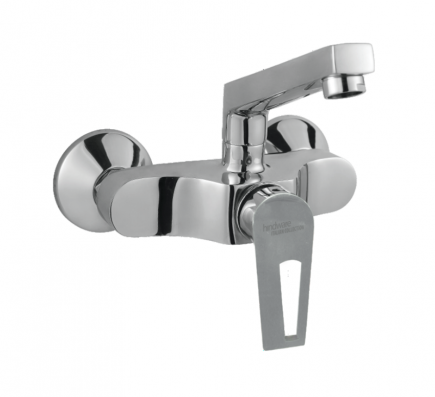 Hindware S/L Sink Mixer Swivel Spout-Wall Mount