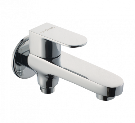 Hindware Bib Cock 2 In 1 With Wall Flange