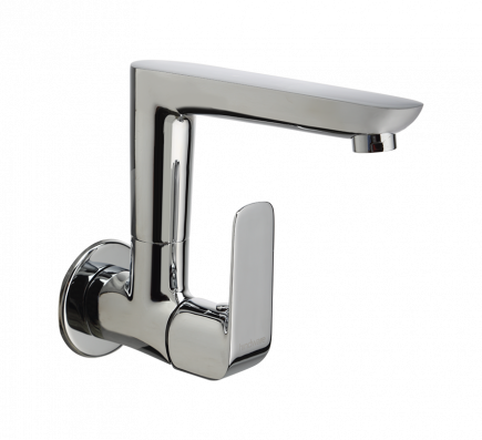 Hindware Sink Cock Swivel Spout-Wall Mount