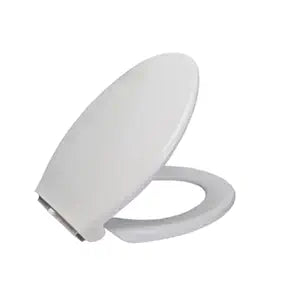 Parryware Durasheen Soft Close Toilet Seat Cover with Adjustable Hinges | Eco-friendly Material with Superior Finish | Round Shape & Ultra White Colour | Western Commode | Bathroom Fixtures (E82921C)