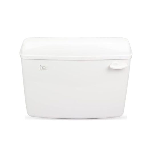 Parryware Slimline Uno Polymer Standard Toilet Flush Tank Cistern (White) Set of 1 pic (E8348) | 6L Capacity