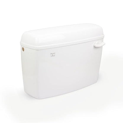 Parryware Slimline Single Flush Cistern | Flush Tank | Standard Size | Polypropylene | White | For Bathroom Fixtures