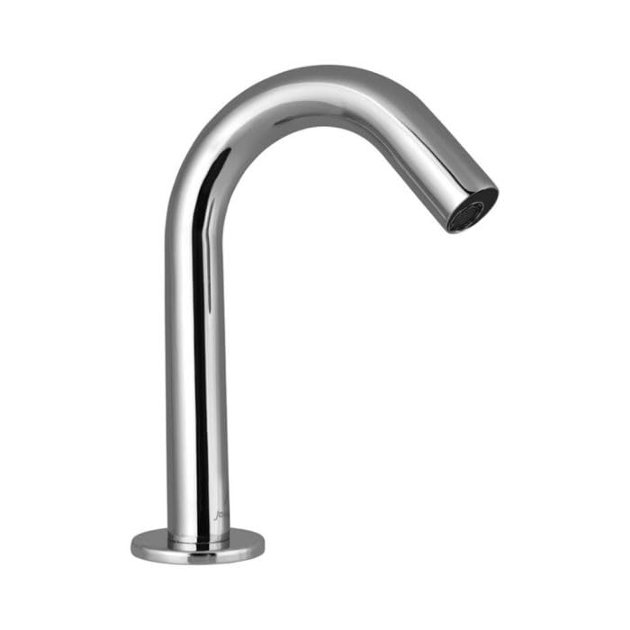 JAQUAR BLUSH Series Table Mounted Regular SENSOR Basin Tap (Cold Only), Chrome | Battery/DC Operated, Cold Water Inlet | Faucet for Home/Commercial | SNR-CHR-51445