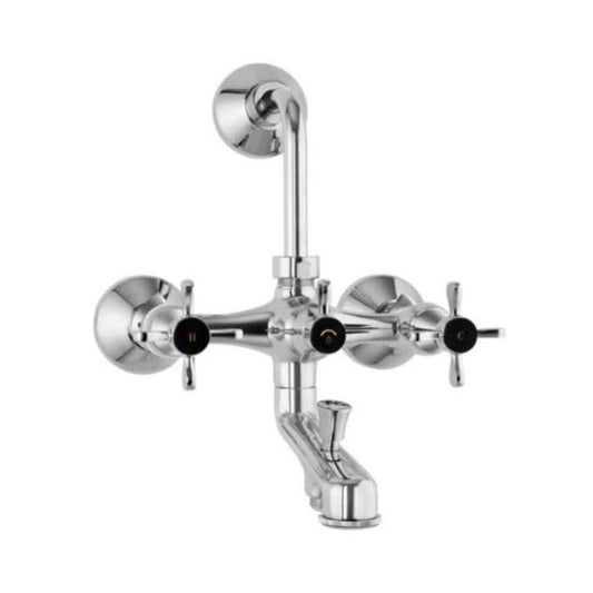 JAQUAR QUEENS PRIME Series Normal Flow Exposed Part Kit 3 WAY DIVERTER (Chrome), QQP-7281PM | Connections - Only to Spout, Overhead Shower & Hand Shower | Wall Mounted, Knob Selector With Button