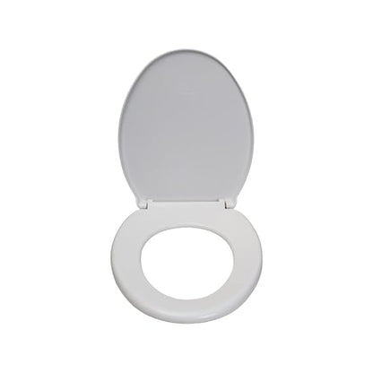 Parryware Durasheen Soft Close Toilet Seat Cover with Adjustable Hinges | Eco-friendly Material with Superior Finish | Round Shape & Ultra White Colour | Western Commode | Bathroom Fixtures (E82921C)