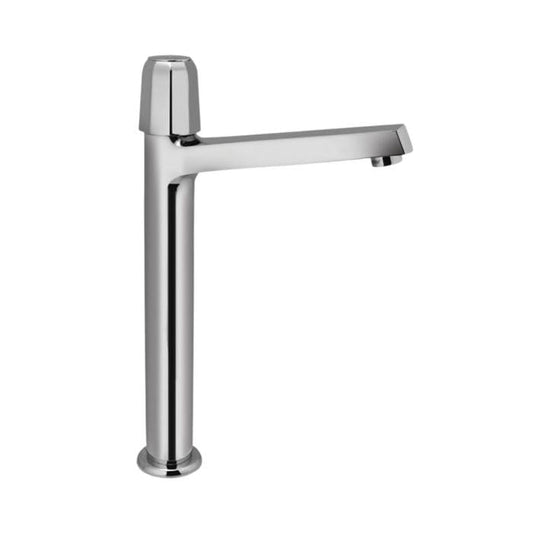 JAQUAR Continental Prime Series Table Mounted Tall Boy Cold ONLY Basin TAP/TAP (Chrome) | TOP Lever, Brass Body Water Tap/Faucet/Cock for Bathroom/Kitchen Wash Basin | COP-CHR-021PM