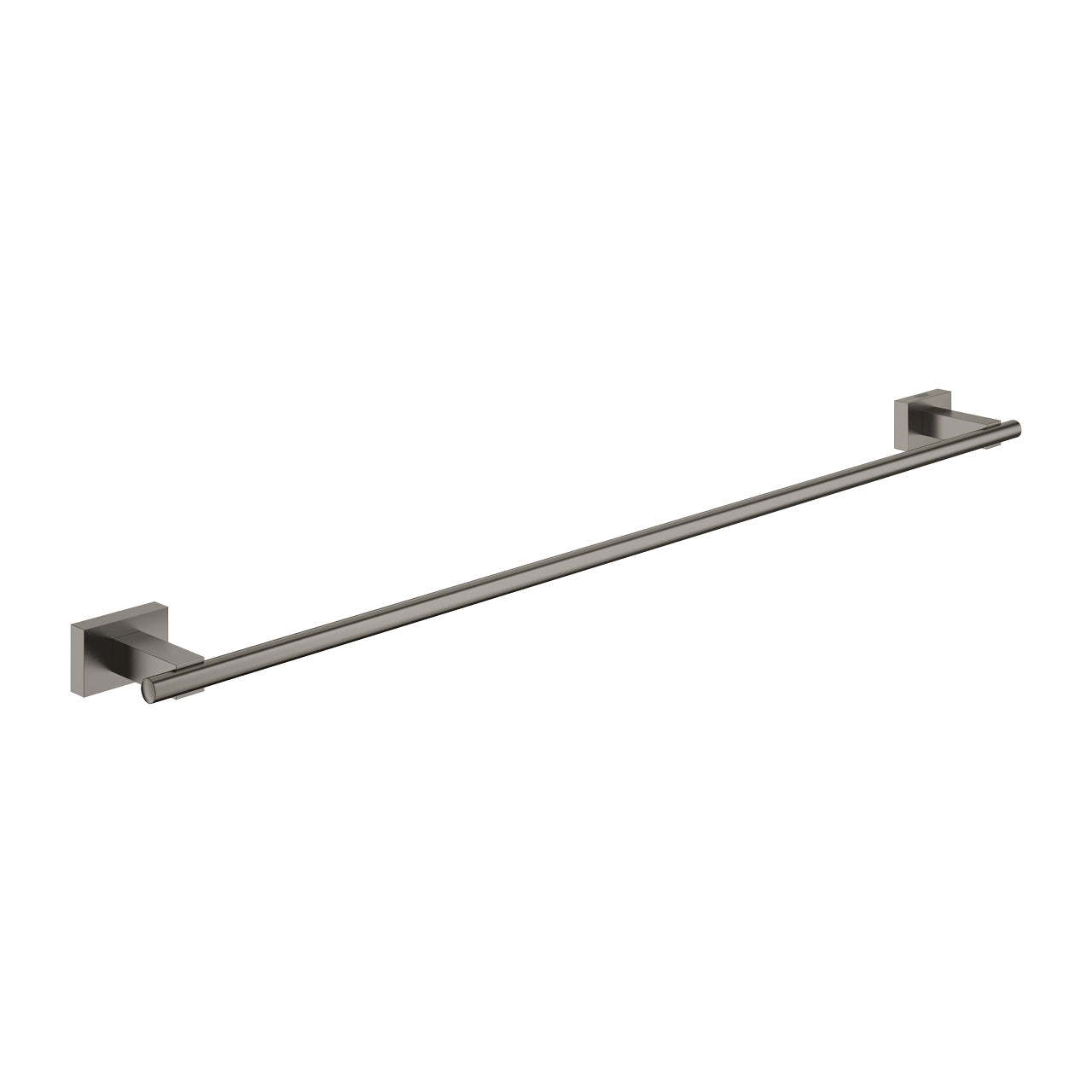 Grohe Brushed Hard Graphite Essentials Cube Towel Rail 600mm