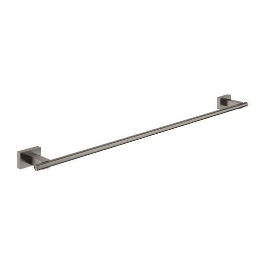 Grohe Brushed Hard Graphite Essentials Cube Towel Rail 600mm