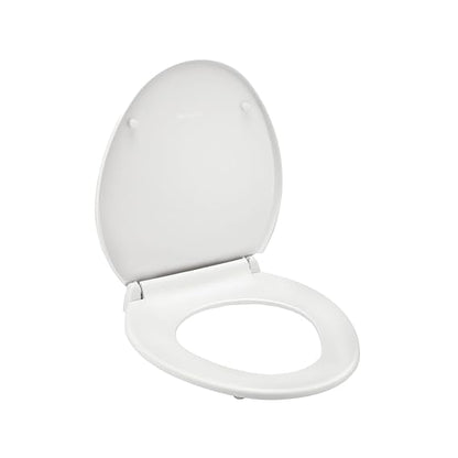 Parryware Solid Toilet Seat Cover (Standard Size, Ultra White) I Polypropylene Round Seat Cover | E80941C