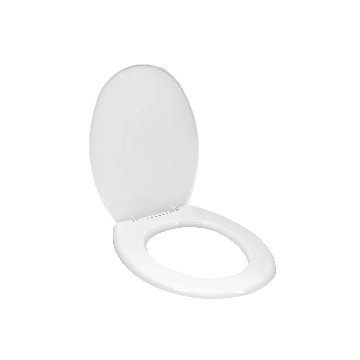 Parryware Plastic Standard Regular Seat Cover| White Toilet Seat Cover | Antibacterial & Comfortable | Commode Seat Cover for Bathroom Fixture (E80711C