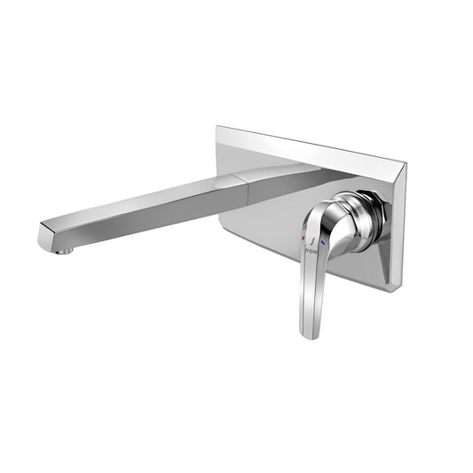 JAQUAR CONTINENTAL PRIME Series Wall Mounted HOT and COLD BASIN MIXER (Chrome) | RIGHT HAND SIDE LEVER, Brass Body Water Tap/Faucet/Cock for Bathroom/Kitchen Wash Basin