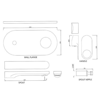 JAQUAR ORNAMIX Prime Series Wall Mounted HOT and Cold Basin Mixer/TAP (Chrome) | Right Hand Side Lever, Brass Body Water Tap/Faucet/Cock for Bathroom/Kitchen Wash Basin | ORP-CHR-10233NKPM