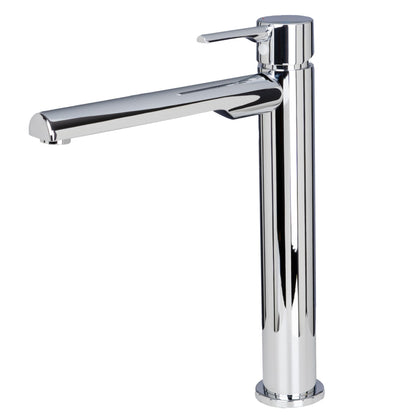 JAQUAR FLORENTINE PRIME Series Table Mounted Tall Boy HOT and COLD BASIN MIXER (Chrome) | TOP LEVER, Brass Body Water Tap/Faucet/Cock for Bathroom/Kitchen Wash Basin | FLP-CHR-5005BPM