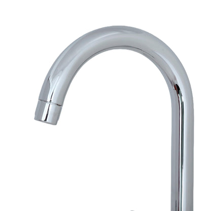 JAQUAR FLORENTINE PRIME Series Wall Mounted COLD ONLY BASIN TAP (Chrome) | CENTER LEVER, Brass Body Water Tap/Faucet/Cock for Bathroom/Kitchen Wash Basin | FLP-CHR-5347PM