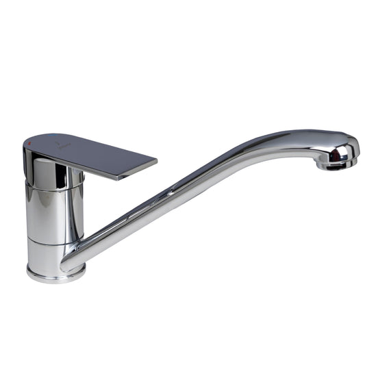 JAQUAR LYRIC Series Table Mounted Swinging Spout HOT and COLD SINK MIXER (Chrome) | TOP LEVER, Brass Body Water Tap/Faucet/Cock for Bathroom/Kitchen Wash Basin | LYR-CHR-38173B