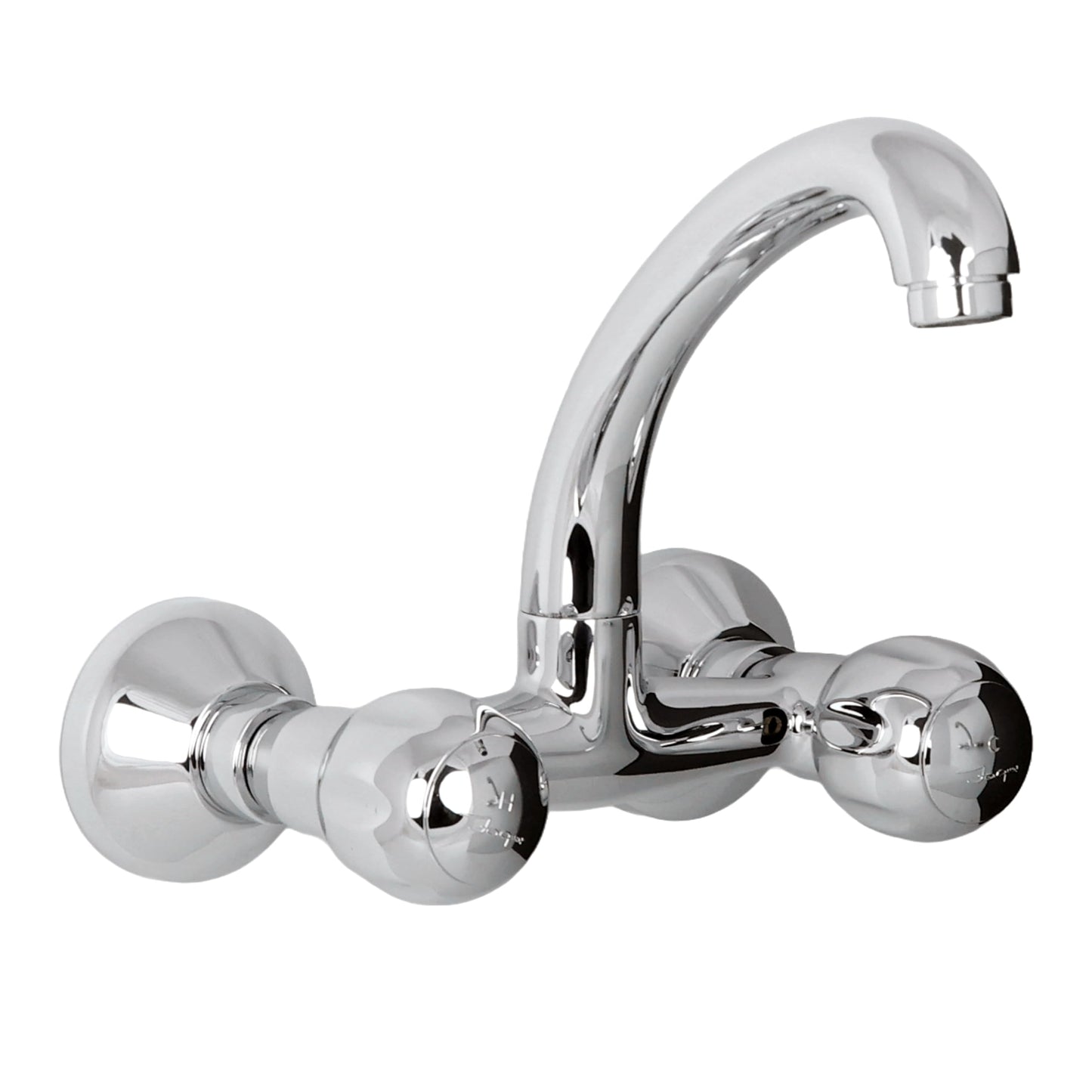 Jaquar Sink Mixer with Swinging Spout (Wall Mounted Model) with Connecting Legs and Wall Flanges