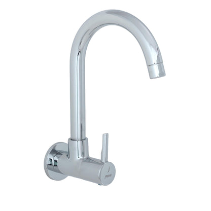 JAQUAR FLORENTINE PRIME Series Wall Mounted COLD ONLY BASIN TAP (Chrome) | CENTER LEVER, Brass Body Water Tap/Faucet/Cock for Bathroom/Kitchen Wash Basin | FLP-CHR-5347PM