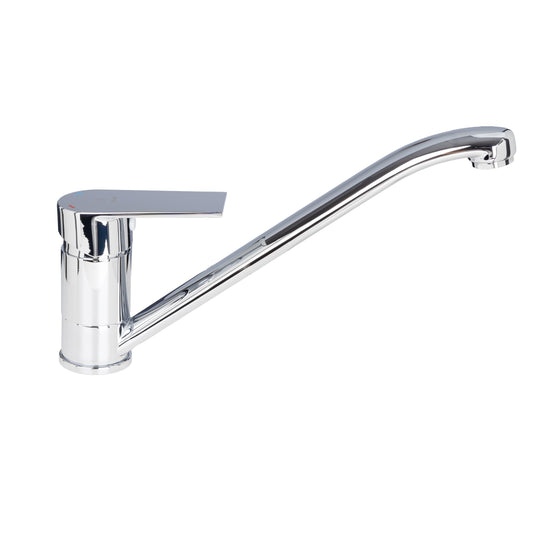 JAQUAR ARIA Series Table Mounted Swinging Spout HOT and COLD SINK MIXER (Chrome) | TOP LEVER, Brass Body Water Tap/Faucet/Cock for Bathroom/Kitchen Wash Basin | ARI-CHR-39173B