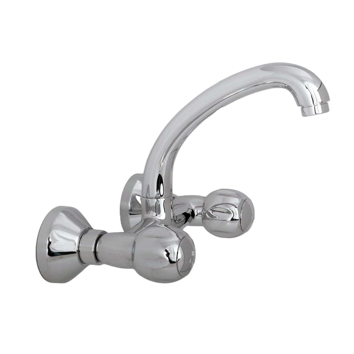 Jaquar Sink Mixer with Swinging Spout (Wall Mounted Model) with Connecting Legs and Wall Flanges