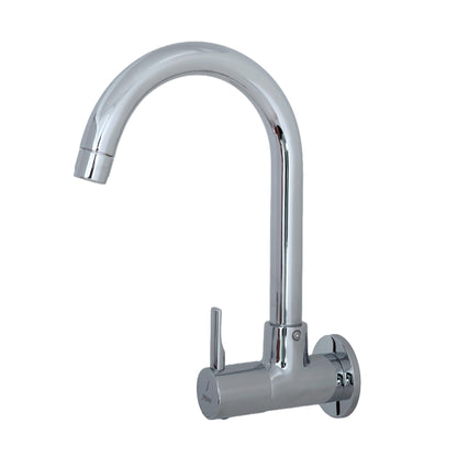 JAQUAR FLORENTINE PRIME Series Wall Mounted COLD ONLY BASIN TAP (Chrome) | CENTER LEVER, Brass Body Water Tap/Faucet/Cock for Bathroom/Kitchen Wash Basin | FLP-CHR-5347PM