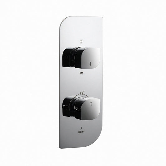 Jaquar Alive Series Normal Flow Concealed Fitting 3 Way Diverter (Chrome), Ali-85683K | (Suitable For Ald-683) Wall Mounted, Knob Selector No Button - Brass