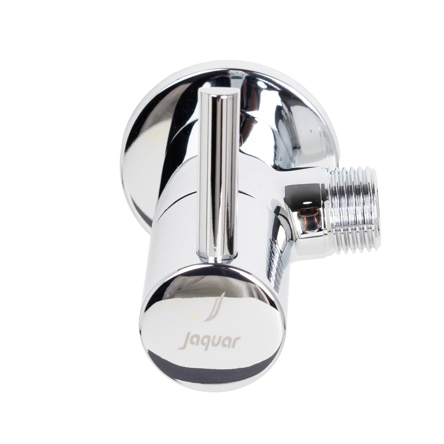 Jaquar FLORENTINE PRIME Series Wall Mount ANGULAR STOP COCK (Chrome) | CENTER KNOB, Brass Body Water Tap/Faucet/Cock for Bathroom/Kitchen Wash Basin | FLP-CHR-5053PM