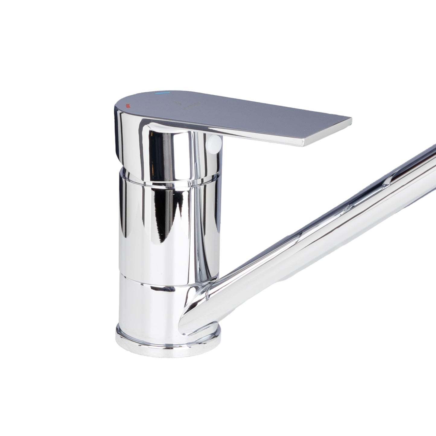 JAQUAR ARIA Series Table Mounted Swinging Spout HOT and COLD SINK MIXER (Chrome) | TOP LEVER, Brass Body Water Tap/Faucet/Cock for Bathroom/Kitchen Wash Basin | ARI-CHR-39173B