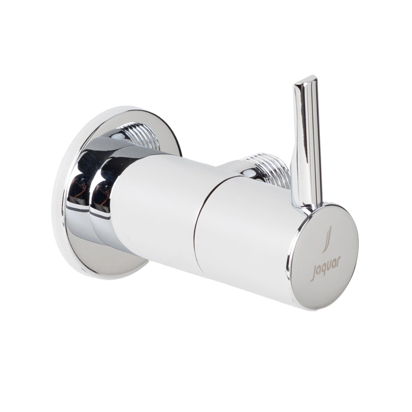 Jaquar FLORENTINE PRIME Series Wall Mount ANGULAR STOP COCK (Chrome) | CENTER KNOB, Brass Body Water Tap/Faucet/Cock for Bathroom/Kitchen Wash Basin | FLP-CHR-5053PM