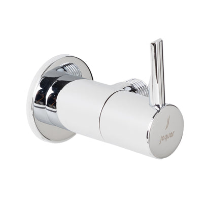 Jaquar FLORENTINE PRIME Series Wall Mount ANGULAR STOP COCK (Chrome) | CENTER KNOB, Brass Body Water Tap/Faucet/Cock for Bathroom/Kitchen Wash Basin | FLP-CHR-5053PM