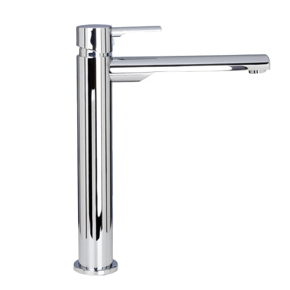JAQUAR FLORENTINE PRIME Series Table Mounted Tall Boy HOT and COLD BASIN MIXER (Chrome) | TOP LEVER, Brass Body Water Tap/Faucet/Cock for Bathroom/Kitchen Wash Basin | FLP-CHR-5005BPM