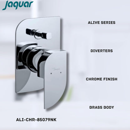 JAQUAR ALIVE Series High Flow Concealed Fitting 2 WAY DIVERTER (Chrome), ALI-85079NK | (Compatible in-wall part ALD-079N is sold separately)