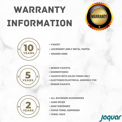 JAQUAR Continental Prime Series Wall Mounted WC Area Two Way BIB Cock (Chrome) | Top Lever, Bottom Second Outlet, Brass Body, with Wall Flange | Bib Cocke/Cocktap, 1/2 inch | COP-CHR-041PM