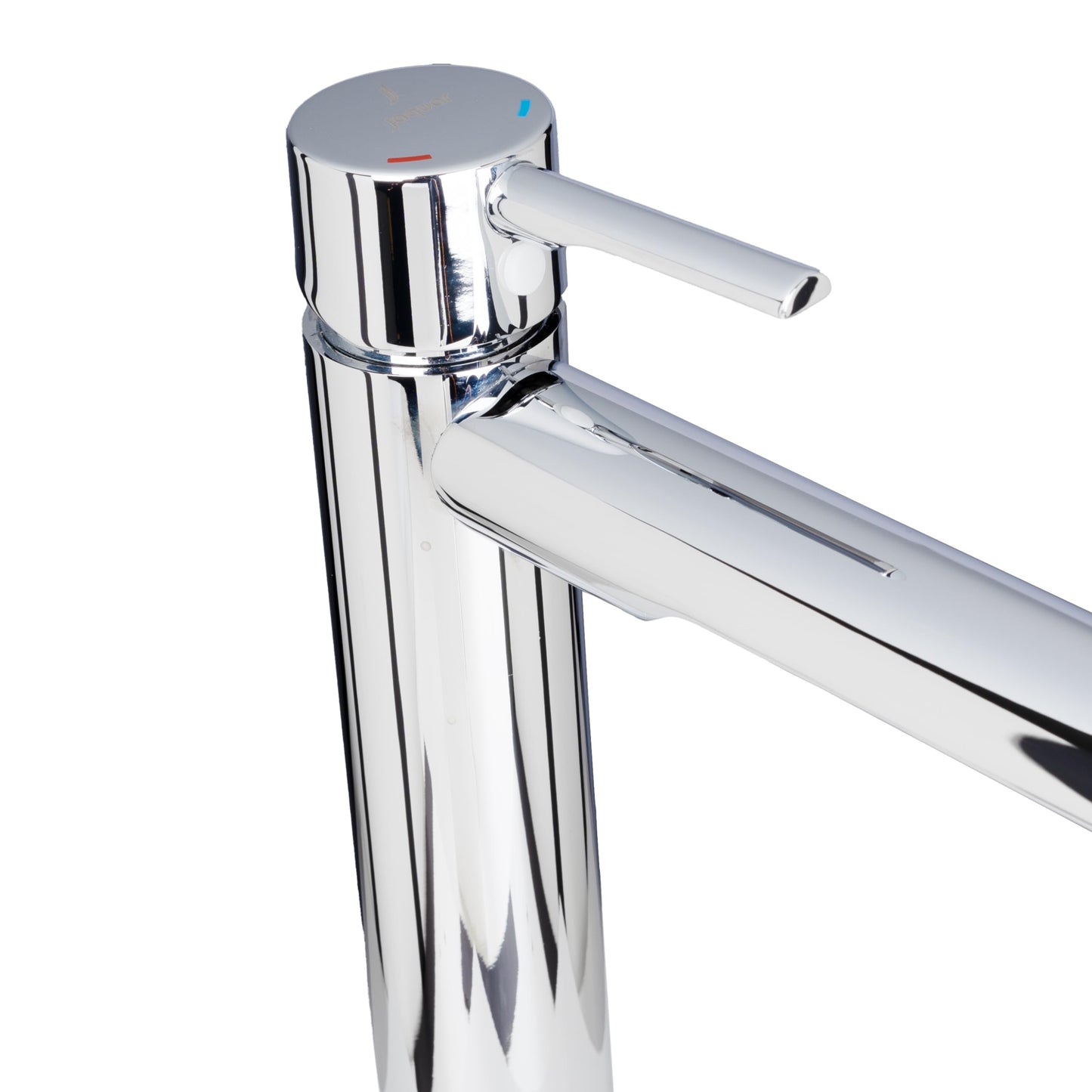JAQUAR FLORENTINE PRIME Series Table Mounted Tall Boy HOT and COLD BASIN MIXER (Chrome) | TOP LEVER, Brass Body Water Tap/Faucet/Cock for Bathroom/Kitchen Wash Basin | FLP-CHR-5005BPM