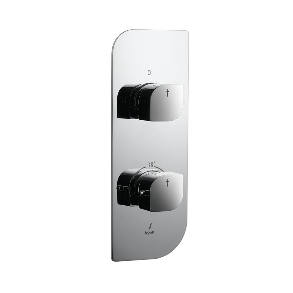 JAQUAR Alive Series Normal Flow Concealed Fitting 2 Way Diverter (Chrome), ALI-85681K | (Suitable for ALD-681) | Wall Mounted, Knob Selector No Button | Refurbished