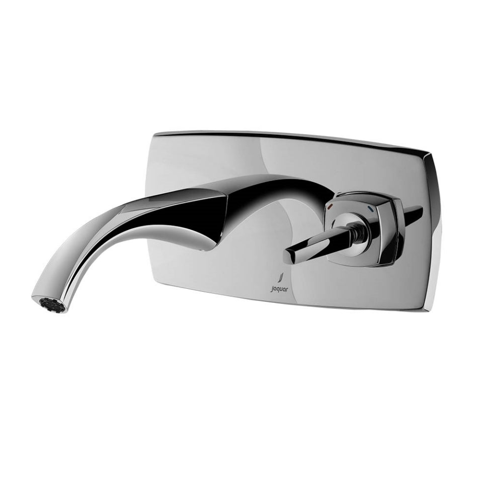 JAQUAR ARC Series Wall Mounted HOT and Cold Basin Mixer/TAP (Chrome) | Right Hand Side Lever, Brass Body Water Tap/Faucet/Cock for Bathroom/Kitchen Wash Basin | ARC-CHR-87233K | Refurbished