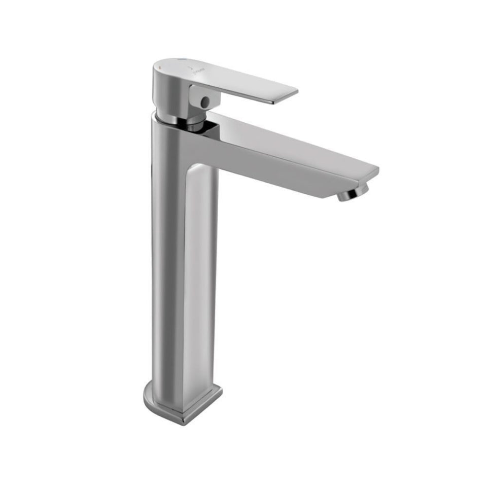 Tall Bathroom Faucet Basin Sink Nickel Brushed Tap Hot Cold Water China New  Modern Style Brushed