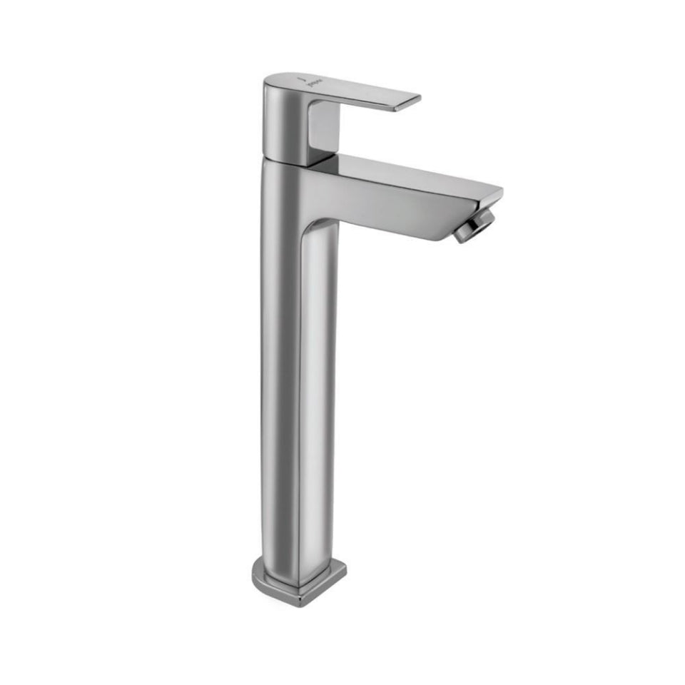 JAQUAR ARIA Series Table Mounted Tall Boy Cold ONLY Basin TAP/TAP (Chrome) | TOP Lever, Brass Body Water Tap/Faucet/Cock for Bathroom/Kitchen Wash Basin | ARI-CHR-39021 | Refurbished