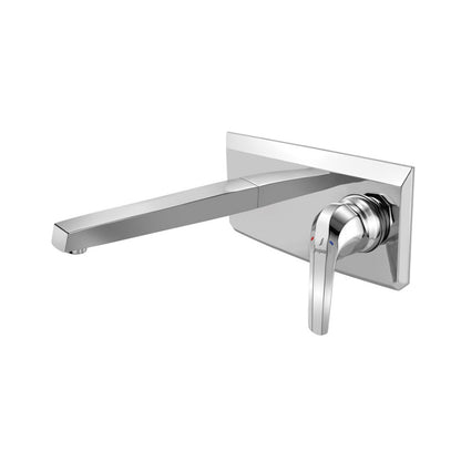 JAQUAR Continental Prime Series Wall Mounted HOT and Cold Basin Mixer (Chrome) | Right Hand Side Lever, Brass Body Water Tap/Faucet/Cock for Bathroom/Kitchen Wash Basin | Refurbished