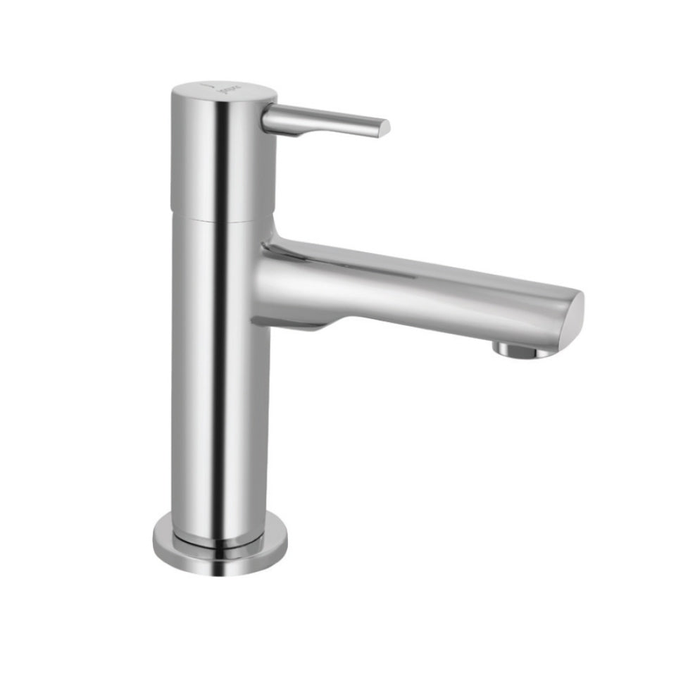 JAQUAR FLORENTINE PRIME Series Table Mounted Regular COLD ONLY BASIN TAP (Chrome) | TOP LEVER, Brass Body Water Tap/Faucet/Cock for Bathroom/Kitchen Wash Basin | FLP-CHR-5011PM | Refurbished