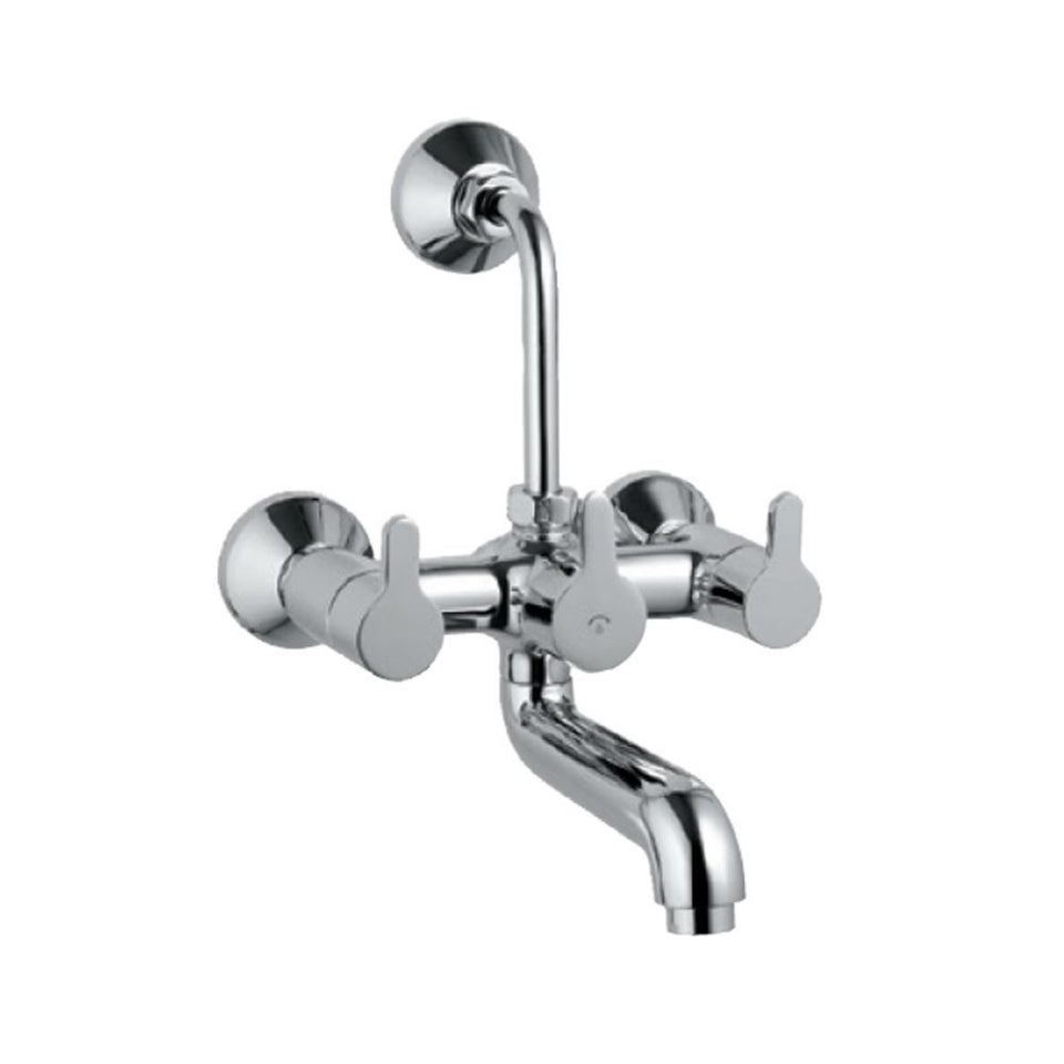 JAQUAR FUSION Series Normal Flow Exposed Part Kit 2 WAY MIXER (Chrome), FUS-29273UPR | Connections - Only to Spout & Overhead Shower | Wall Mounted, Knob Selector No Button | Refurbished