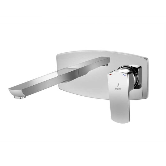 JAQUAR KUBIX Prime Series Wall Mounted HOT and Cold Basin Mixer TAP (Chrome) | Right Hand Side Lever, Brass Body Water Tap/Faucet/Cock for Bathroom/Kitchen Wash Basin | KUP-CHR-35233NKPM | Refurbished