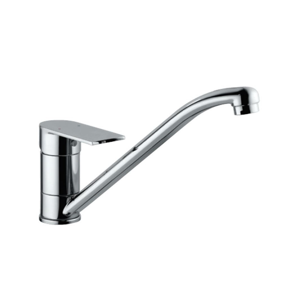 JAQUAR LYRIC Series Table Mounted Swinging Spout HOT and COLD SINK MIXER (Chrome) | TOP LEVER, Brass Body Water Tap/Faucet/Cock for Bathroom/Kitchen Wash Basin | LYR-CHR-38173B | Refurbished