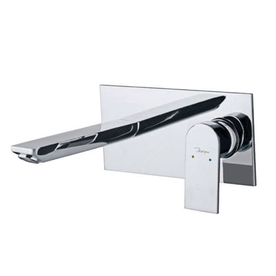 JAQUAR Lyric Series Exposed Part Kit of Single Lever Basin Mixer Wall Mounted Consisting of Operating Lever, Cartridge Sleeve, Wall Flange, Nipple & Spout (Compatible with ALD-233N & ALD-235N) | Refurbished