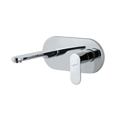 JAQUAR Opal Prime Series Wall Mounted Cold ONLY Basin TAP(Chrome) | Right Hand Side Lever, Brass Body | Faucet for Bathroom/Kitchen | OPP-CHR-15441KPM | Compatiable in-Wall Part is Sold Separately