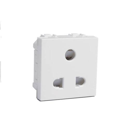 Havells 6A 3 Pin Shuttered Socket Coral