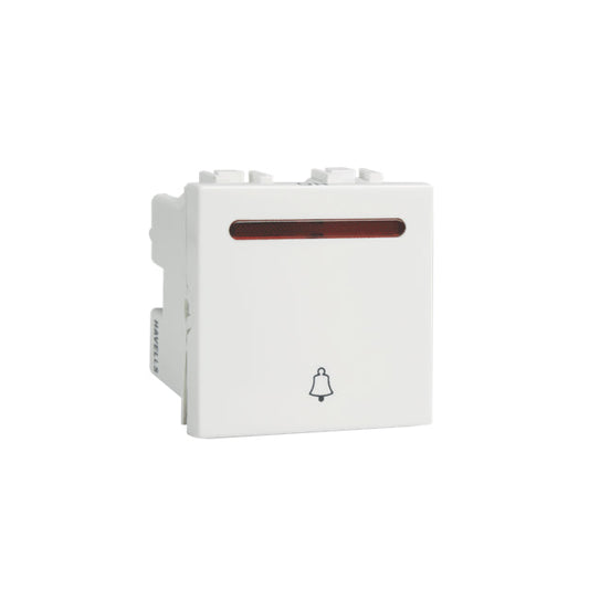 Havells 10AX Mega Bell Push indicator Switch Coral